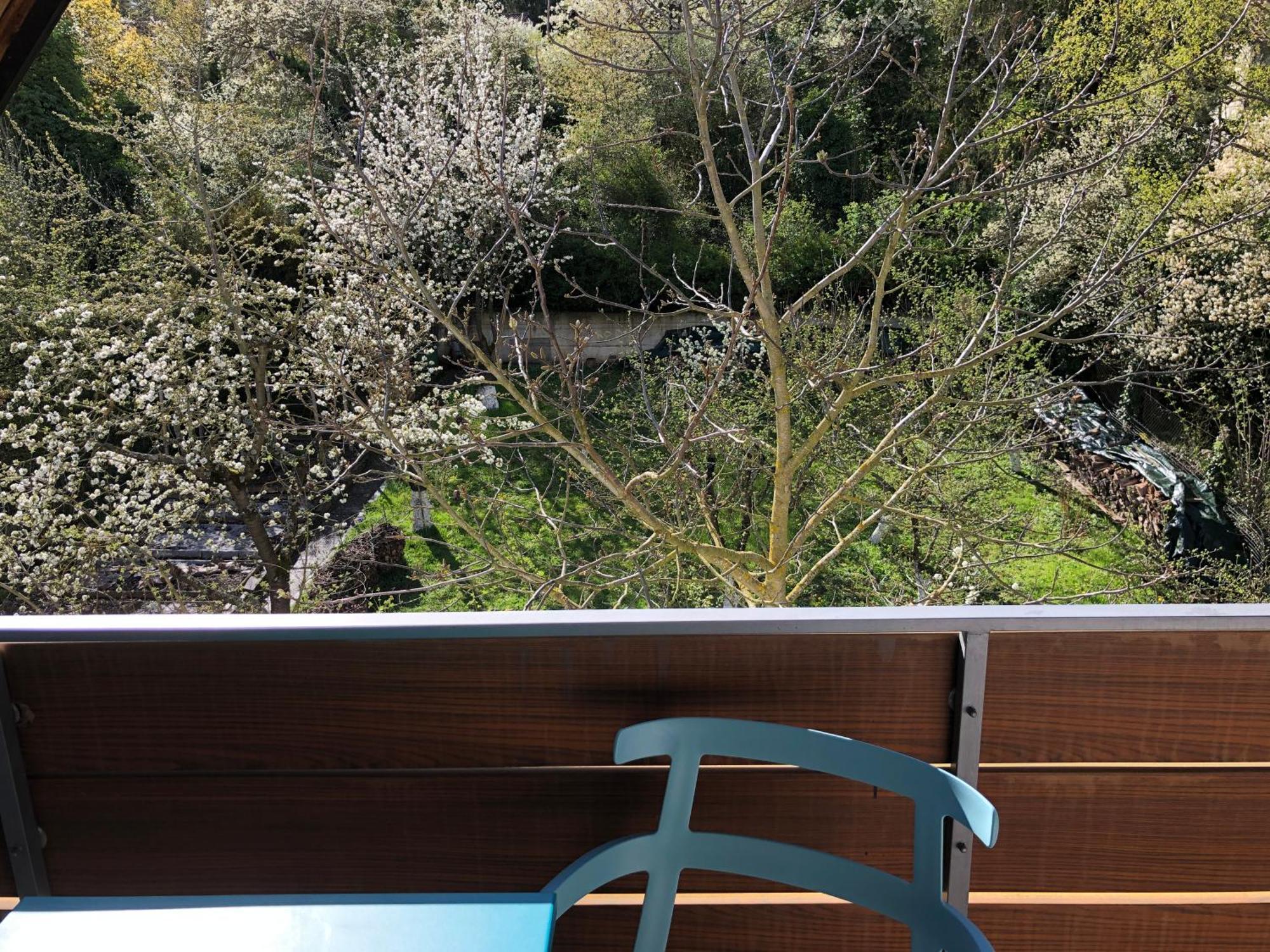 Blaues Zimmer Mit Grossem Balkon, Bad Ist Ein Traum, 50 Schritte Zum Radweg Am Main,Ideal For Short Stay Mainstockheim Luaran gambar